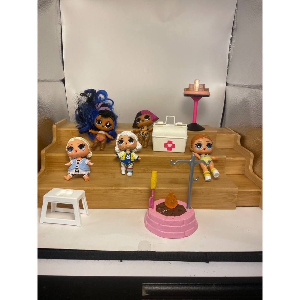 LOL Surprise! Lot of 5 Dolls 2 Pet's - MGA ENTERTAINMENT 3 inch Dolls